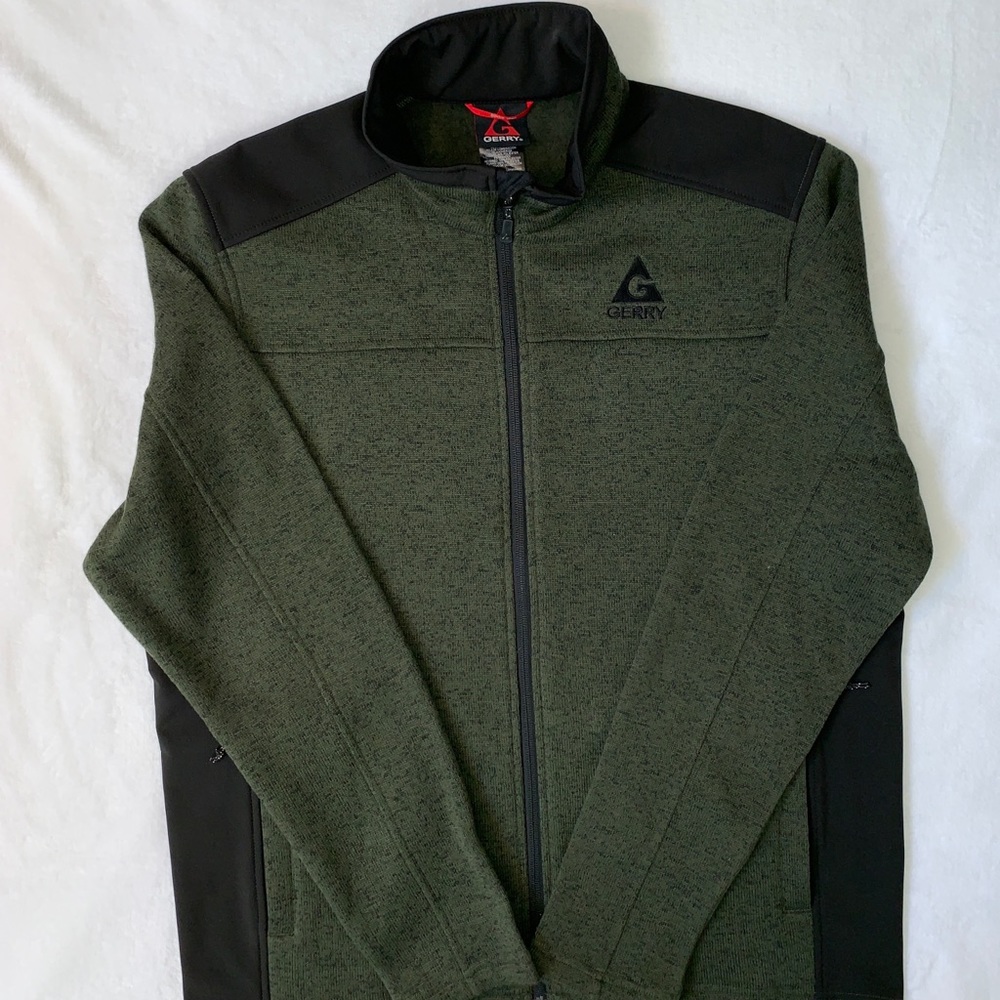 GERRY FLEECE FULL ZIP MENS SIZE LARGE